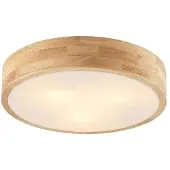 LINDBY taklampe Tanju, Ø40 cm, 3 lyskilder, gummitre, E27