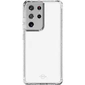 Itskins HYBRID // CLEAR - Baksidedeksel for mobiltelefon - polykarbonat, termoplast-polyuretan (TPU) - gjennomsiktig - for Samsung Galaxy S22+