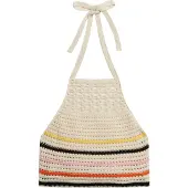 Superdry Crop Halter Crochet Ermeløs Topp