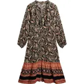 Superdry Printed Langarmet Kort Kjole