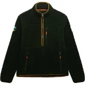 Superdry for man. M2014149A Half Zip Fleece Outdoor green (S), Casual, Polyester