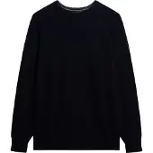 Superdry for man. M6110689A Navy Wool Blend Pullover (XL), Casual