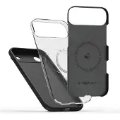 TechProtection MagSafe-etui i silikon for iPhone 17 Air - svart
