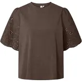 Y.A.S Yaslex Broderie Anglaise T-skjorte