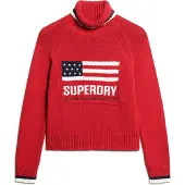 Superdry Americana Knit Genser Med Høy Hals