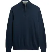Superdry for man. M6110690A Jumper Essentials Half Zip navy (XL), Casual, Cotton