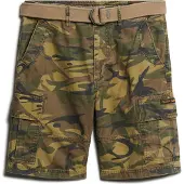 Superdry for man. M7110434A Cargo Shorts Heavy green (30), Casual, Camouflage, Cotton