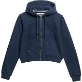 Superdry for woman. W2012335A Sweatshirt Athletic Tonal Crop navy (L), Casual, Cotton