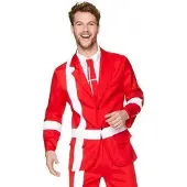 Partychimp Dannebrog-kostyme, størrelse S (170 cm)