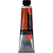 Cobra Artist Water-Mixable Oil Colour Tube Transparent Oxide Red 378