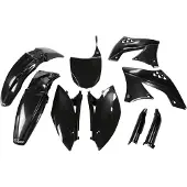 Ufo Kawasaki Kxf 450 2009-2011 Kakit213f-001 Fork Protectors & Plastsett