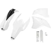 Ufo Ktm Exc/exc-f 2009-2011 Ktkit511f-047 Fork Protectors &amp; Plastsett