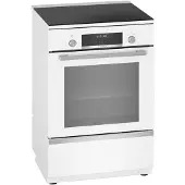Bosch Serie 6 frittstående Komfyr med induktion - hvit