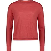 Mons Royale Zephyr Merino Tencel Boxy Teknisk skjorte rød
