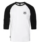 Horsefeathers Global Raglan Langermet T-skjorte hvit