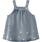Name it Kjole - NbfFlora - Light Blue Denim/Emballasje - - 74 - Kjole