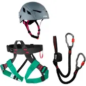 Fixe Climbing Gear Flamenc + Linus + Paracops Via Ferrata-sett