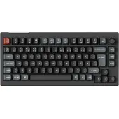 Keychron V1 Ultra 75% 8K Wireless Tri-Mode - POM Red - Gamingtastatur - Uten numpad - Nordisk - Svart