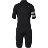 Hurley Advant 2/2 Mm Springsuit Kortermet Shorty Med Glidelås Bak