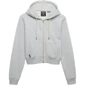 Superdry Essential Logo Cropped Genser Med Hel Glidelås
