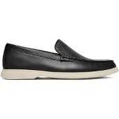 BOSS for man. 50563129 Sienne Loaf black leather loafers (41), Flat, None, Casual