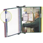 Tarifold Vægdisplay A4 10 Lommer Assorterede Farver