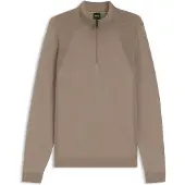 BOSS for man. 50558352 Cotton blend knitted jumper brown (XL), Casual, Long sleeve