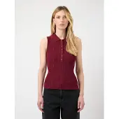 Y.A.S Yastanki Polo Strikket Topp