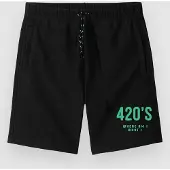 The Dudes Test Subject #1 Green Shorts svart