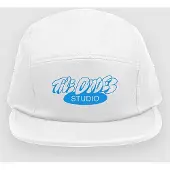 The Dudes Dudes Studio Structured 5 Panel Caps hvit