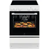 Electrolux 500 SurroundCook Keramisk topp 60x60 cm AquaClean-emalje LKR6400ANW