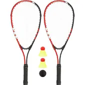 Avento speedbadminton-sett 46BL rød/grå