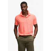 Superdry for man. M1110486A Polo Classic Coral Linen (L), Casual, Cotton, Short sleeve