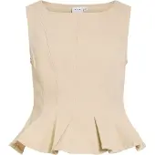 Vila Vichia Peplum Ermeløs Topp