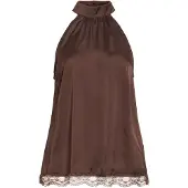 Vila Visofie Blonder Halterneck Topp