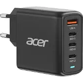 Acer 100W GaN PD Lader, USB-porter: 3C+1A, EU-plugg