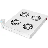 Digitus DN-19 FAN-4-HO - Systemviftebrett - med 4 kjølevifter - grå - 19