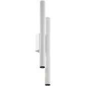 Maytoni LED-vegglampe Calipso, hvit, høyde 49 cm, metall, 4 lyskilder