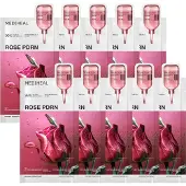 Mediheal Rose PDRN Essential Mask Healthy Glow 10 pieces