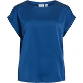 Vila Ellette Kort Ermet Bluse