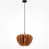 Maytoni hengelampe Cambio, brun, Ø 47,5 cm, filt, E27