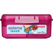 Sistema 1.25L Bento Cube Lunch Pink