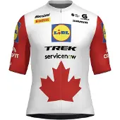 Santini Lidl Trek Canadian National Champion 2026 Kort Ermet Trøye