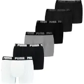 Puma Boxer Briefs (6-Pack) Men, Clothing, White/Grey/Black, 5