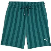 Puma Class 8" Shorts Men, Clothing, Emerald Ice, XS