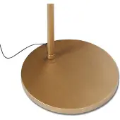 Steinhauer Bueformet gulvlampe Sparkled Light, bronse/svart nylon, 240 cm
