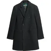 Superdry for man. M5011885A Merchant Town Coat black (XL), Casual, Wool