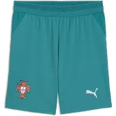 Puma Portugal 2026 Shorts Youth, Clothing, Green Lagoon/White, 15-16Y