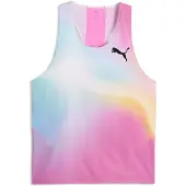Puma Lightspeed ULTRAWEAVE Graphic Running Singlet Men, Clothing, Poison Pink, L