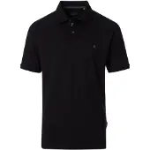 Casamoda Polo Stretch Svart Størrelse